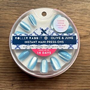 Canal Blue Instant Mani Press-Ons